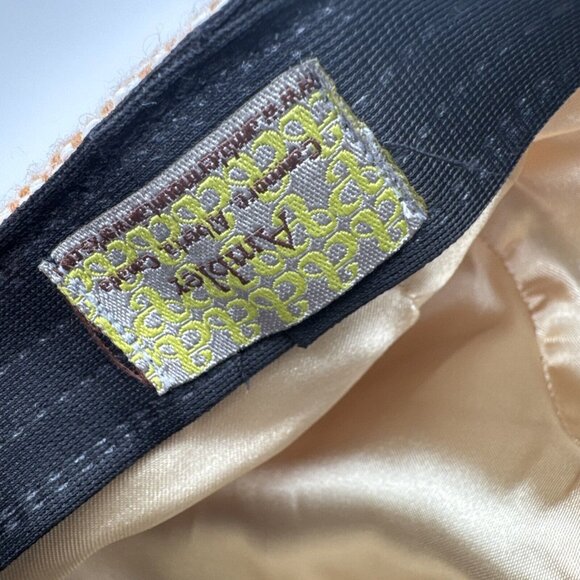 Vintage Tan Ambler Flat Top Cap Hat Cotton Twill OSFA GR47 - Picture 5 of 5